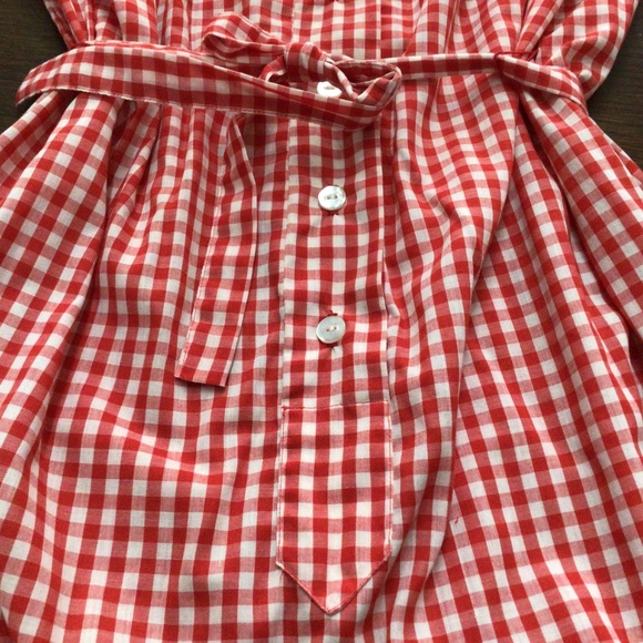 Vintage, Helen Hensley shift dress with tie belt. Size 14. - Picture 8 of 9